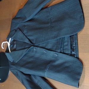 NWT MPRESSIVE Pin Stripe 3 Button Suit for well dressed young man. Size 12
